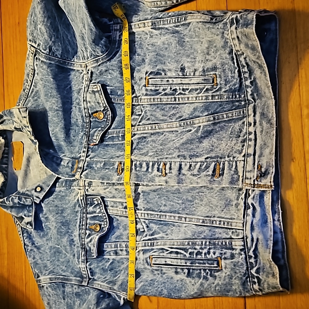 Levi's Vintage Acid Washed Denim Trucker Jacket Med Unisex - Picture 8 of 16